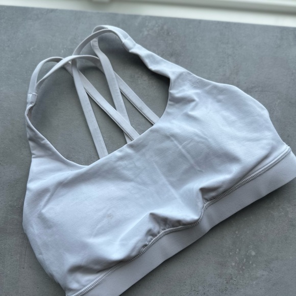 NWOT lululemon WHITE sports bra - Picture 4 of 10